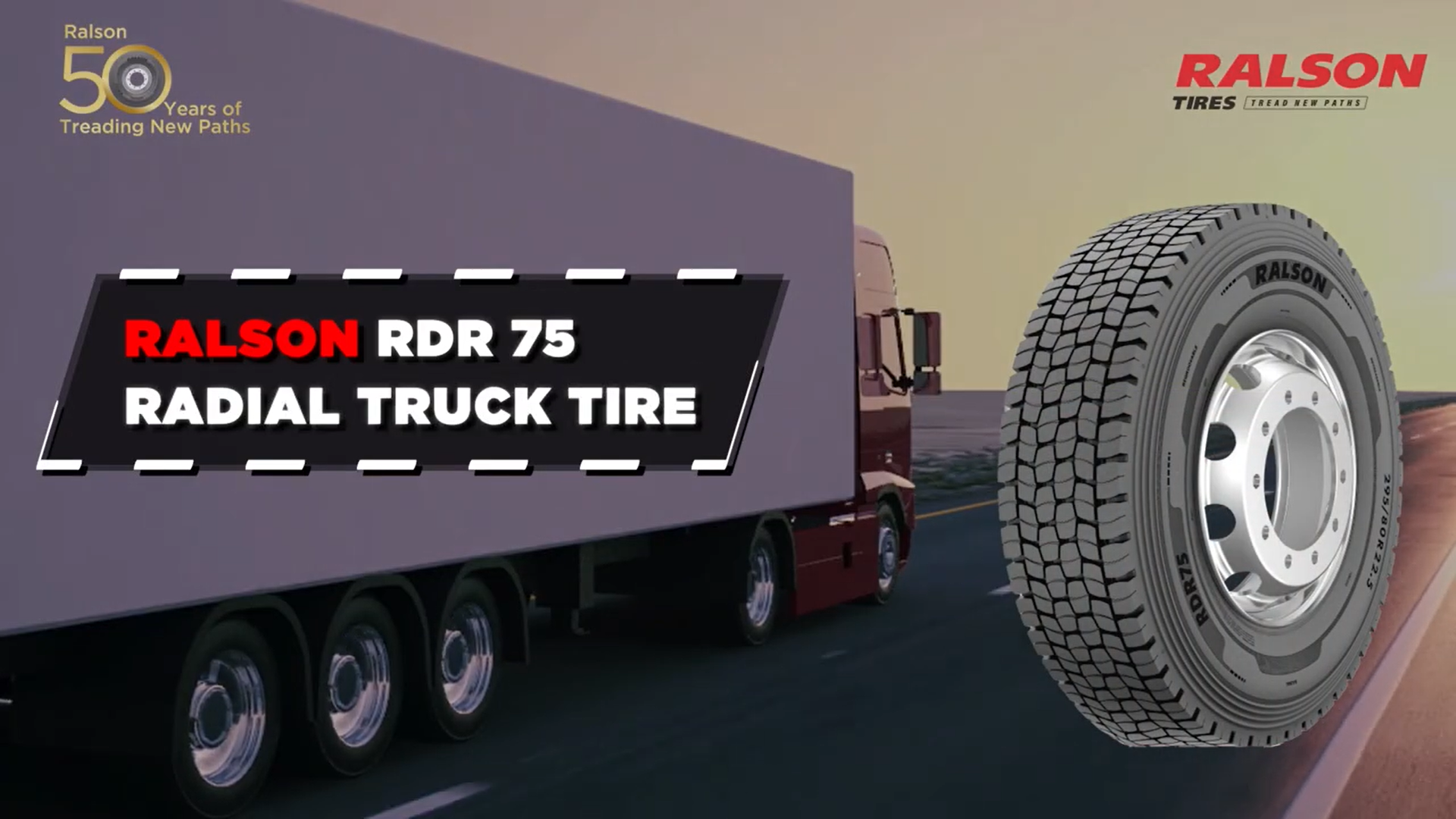 Heavy Duty Radial Truck Tire | Ralson RDR75 Tires